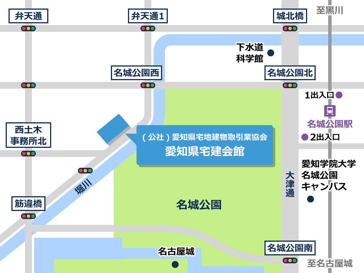 愛知宅建協会の地図